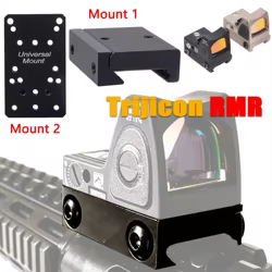 Base de placa de pistola de montaje de mira trasera Universal de punto rojo táctico RM compatible con RM MR SR VISM Red Dot Sight 20mm montaje para GLOCK 17 G19 G23