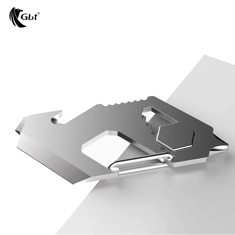 Llavero multifuncional EDC para exteriores, llave para abrebotellas, 1 piezas - imagen 4