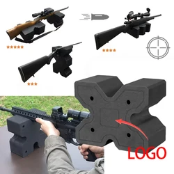 Rifle X-Block Bípode compacto: abrazadera de tiro ligera y portátil