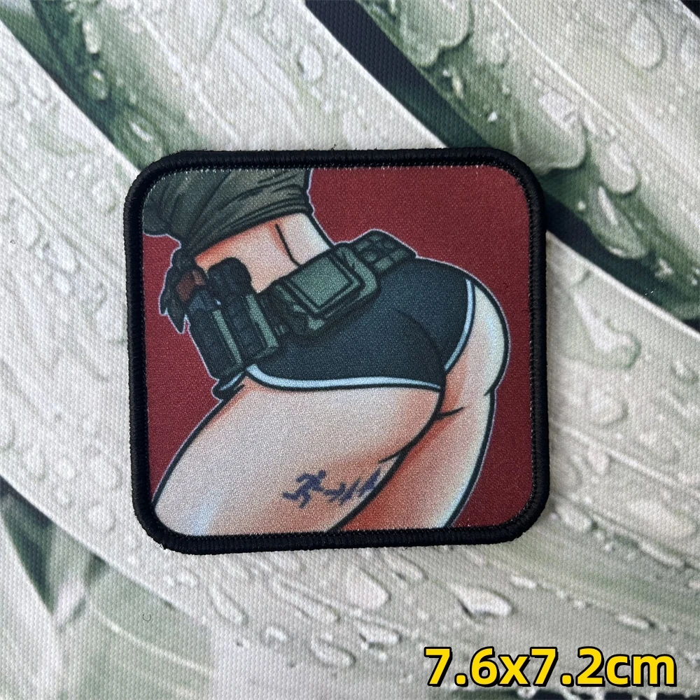 Insignia de moral de Chevron de la canción de guerra, parches impresos, mochila táctica, gancho y bucle militar del ejército, pegatinas de belleza Sexy - imagen 2