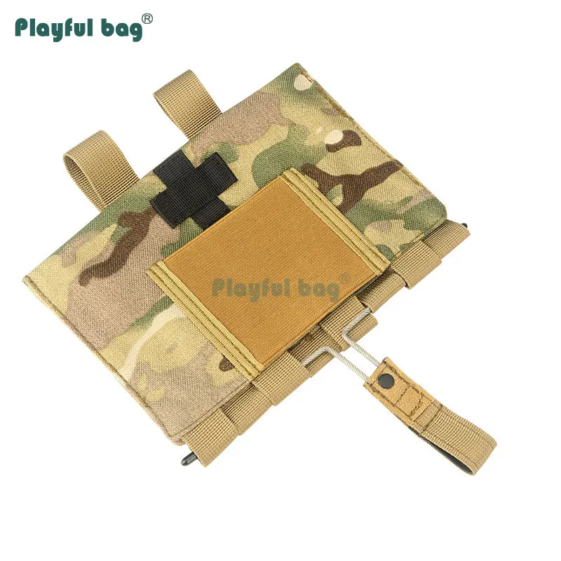 Botiquín táctico de primeros auxilios para exteriores, bolsa de almacenamiento médico MOLLE 1000D, bolsa médica rápida para acampar y montañismo, equipo de senderismo AVA167 - imagen 5