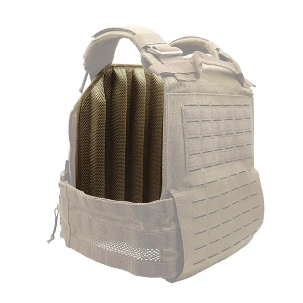 Almohadillas de cojín EVA transpirables con absorción de impacto, acolchado de malla transpirable, forro frontal y trasero, cojín para chaleco táctico - imagen 5