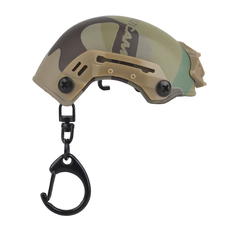 MK casco táctico modelo llavero Mini abridor de botellas de cerveza llavero mochila colgante recoger equipo de regalo - imagen 2