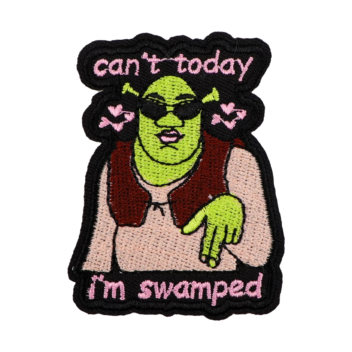 lata  Parches 't today para ropa, parches bordados con plancha de dibujos animados divertidos para ropa, accesorio de apliques de rayas DIY - imagen 4