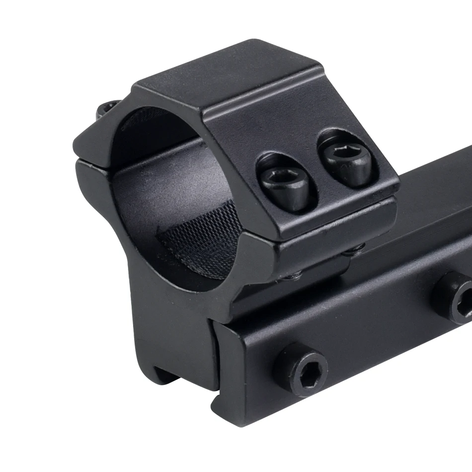 Abrazadera de montaje de anillo de 25,4mm para mira telescópica táctica, Base de perfil alto y bajo, abrazadera de montaje de Rifle de súper precisión para montaje en riel de 11mm - imagen 2