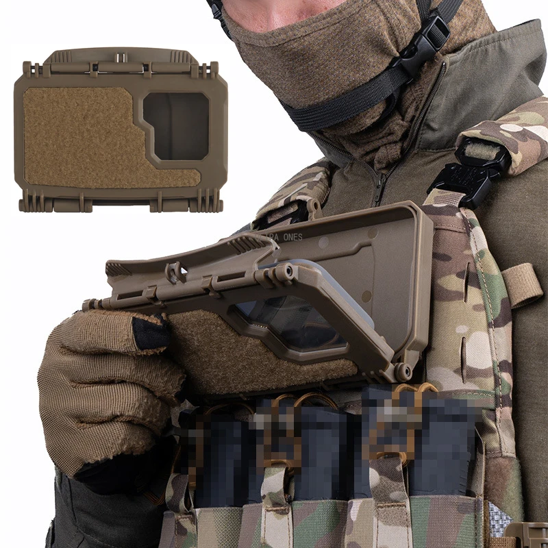Tablero de navegación táctico, caja de almacenamiento, equipo portador de placa de caza, equipo de entrenamiento Airsoft, estante para teléfono móvil, tablero de navegación