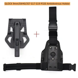 Funda Glock Quick-Draw - compatible P320/M18/G17, linterna incluida