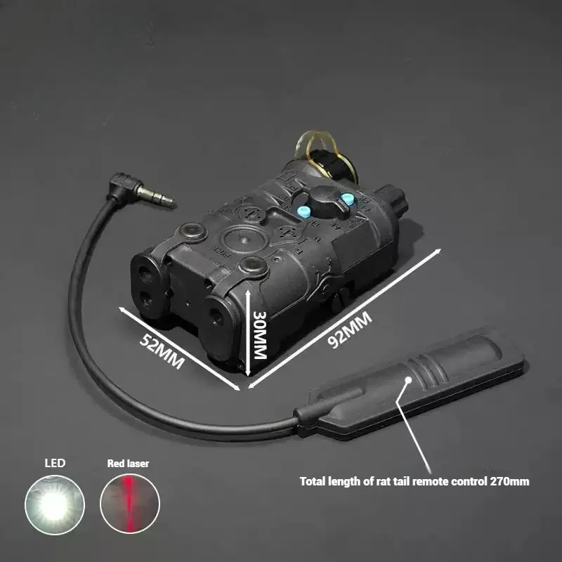 Element L3-NGAL Puntero láser Estuche táctico láser rojo y verde de nailon con luz estroboscópica LED para equipos tácticos al aire libre - imagen 5