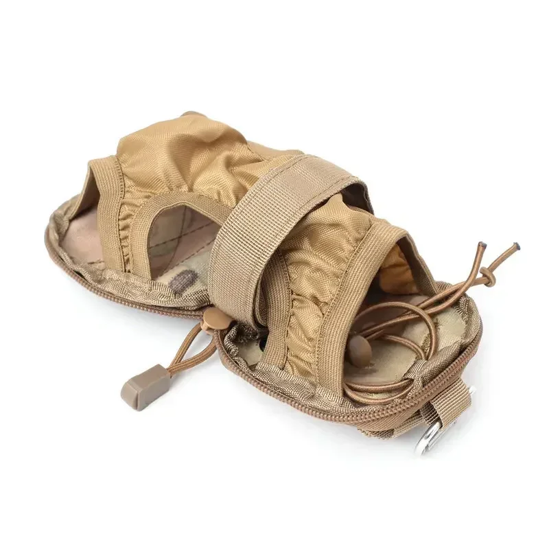 Soporte plegable para botella de agua Molle, bolsa de herramientas EDC, riñonera plegable para deportes al aire libre, Camping, senderismo, Mini bolsa de agua ligera - imagen 5