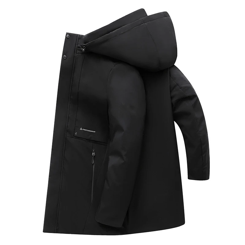 2025 chaqueta del FBI para hombre, resistente a puñaladas, Flexible, oculto, protección de seguridad táctica militar, ropa informal de algodón de longitud media - imagen 4