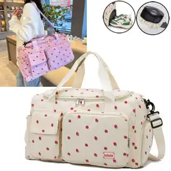 Bolsa de lona táctica con zapatero para gimnasio y viaje