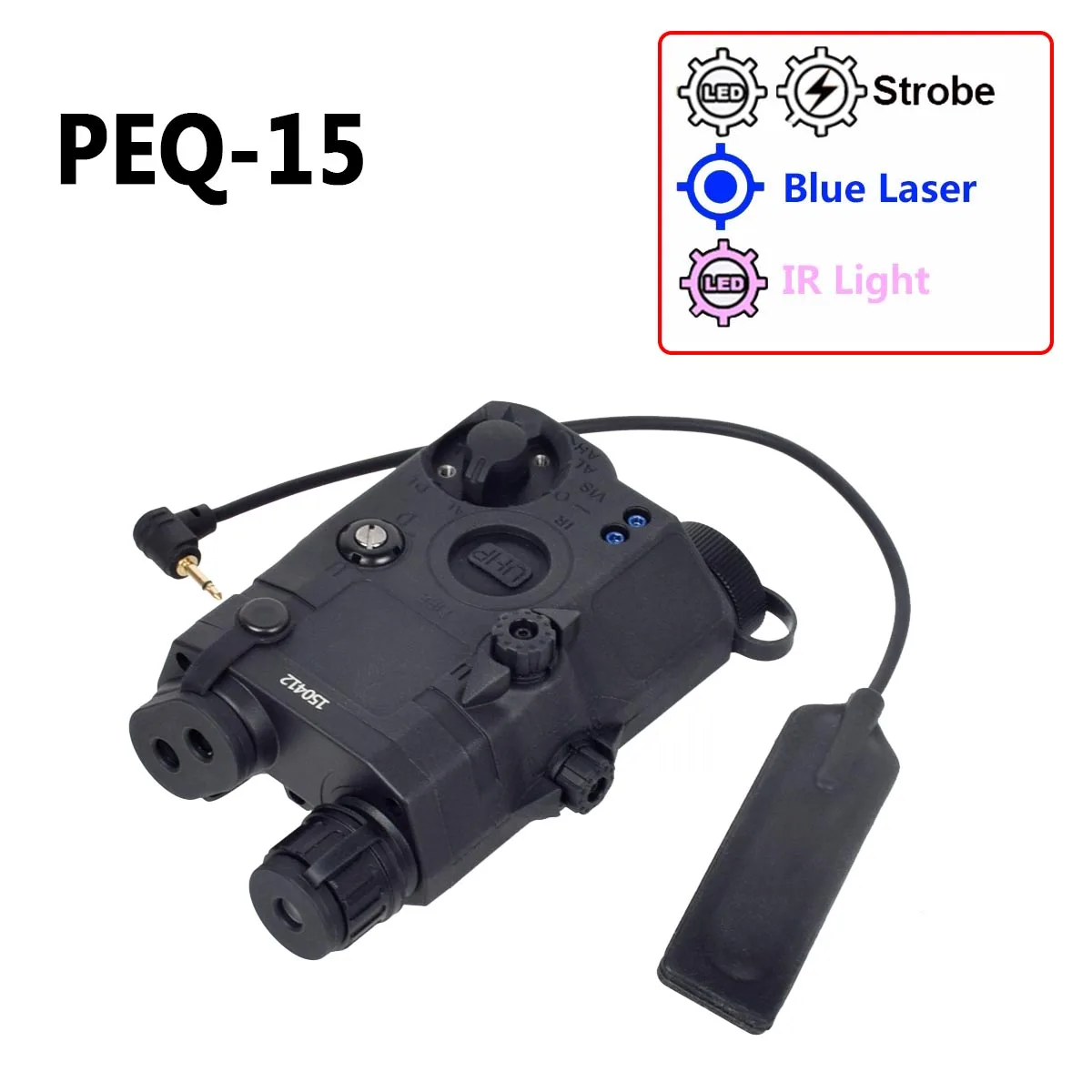 PEQ-15 BLUE BK