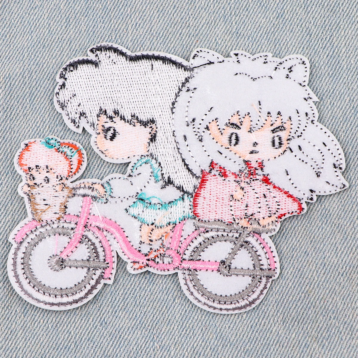 Parches de Anime japonés, parches para planchar para ropa, parches DIY, apliques bordados, parche para insignia de chaqueta - imagen 5