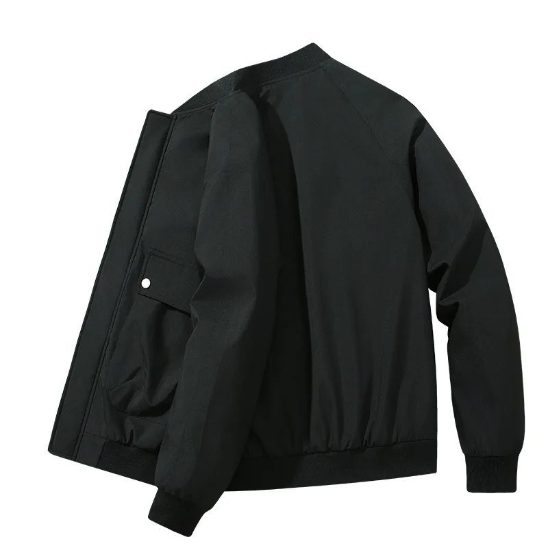 Chaquetas Retro de moda para hombre, abrigo informal con bolsillos grandes, ropa de calle de Color sólido, primavera y otoño, novedad de 2024 - imagen 4