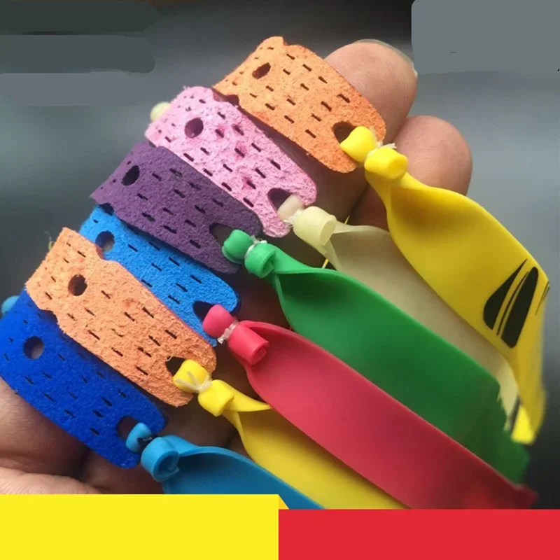 Tirachinas de caza al aire libre, goma Natural tradicional fuerte, grupo de tendones de cuero plano, banda elástica de goma - imagen 4