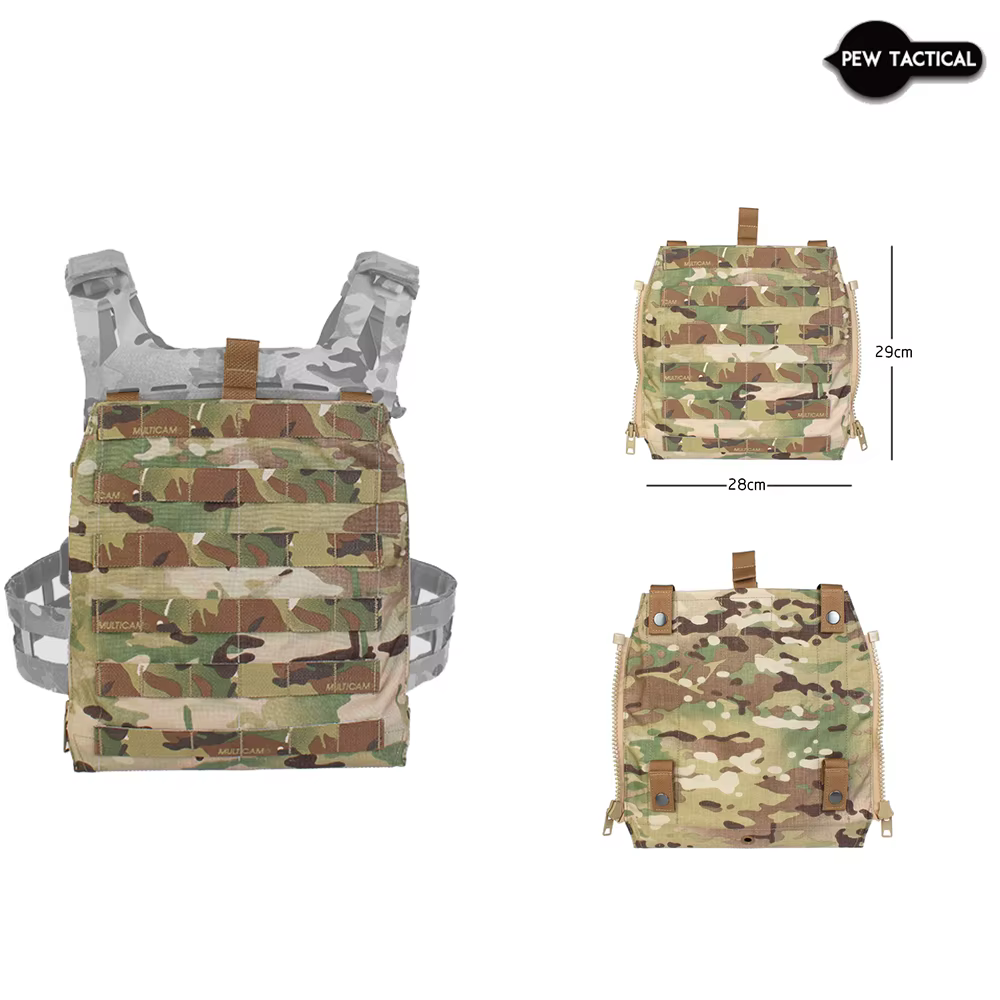 PEW TACTICAL Panel Zip-On MOLLE para chaleco portaplacas - imagen 4