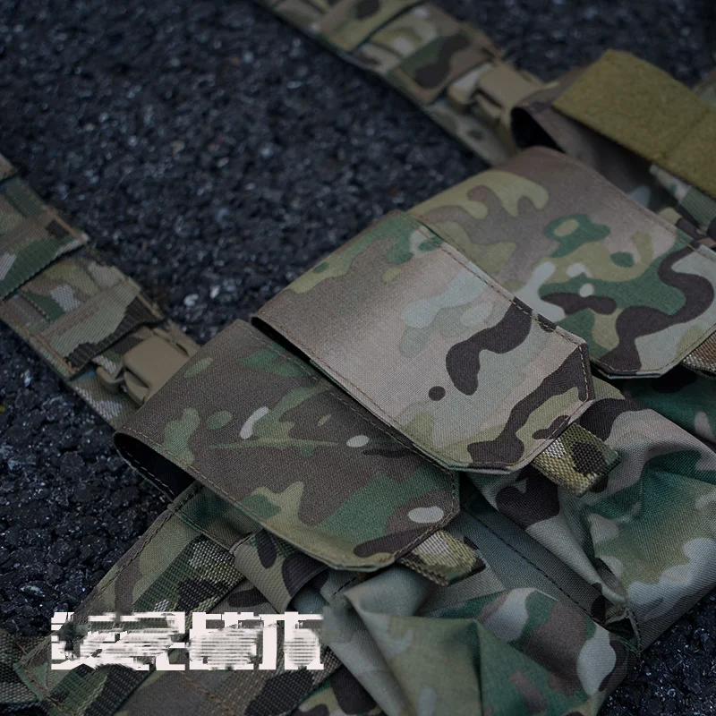 Lightlight-plataforma de pecho cuádruple táctica, bolsa para revista, chaleco colgante de aparejo de pecho cuádruple, 7,62/5,56/5,45 - imagen 4