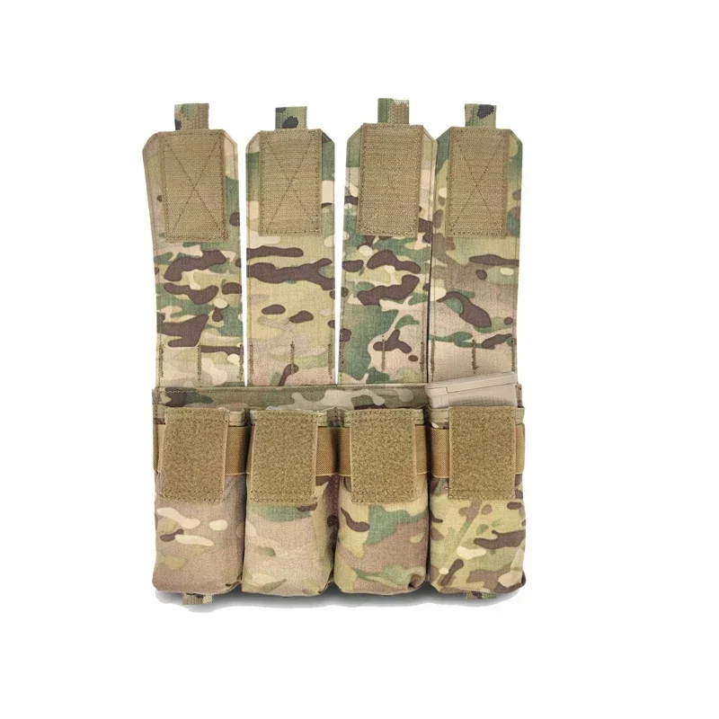 Bolsa táctica para revistas 762 Airsoft Multicam Molle Mag bolsa 500D Molle portador cuádruple bolsa para revistas equipo - imagen 4