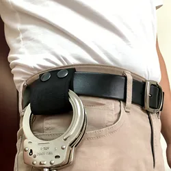 Funda portaesposas táctica nailon – Doble broche para cinturón