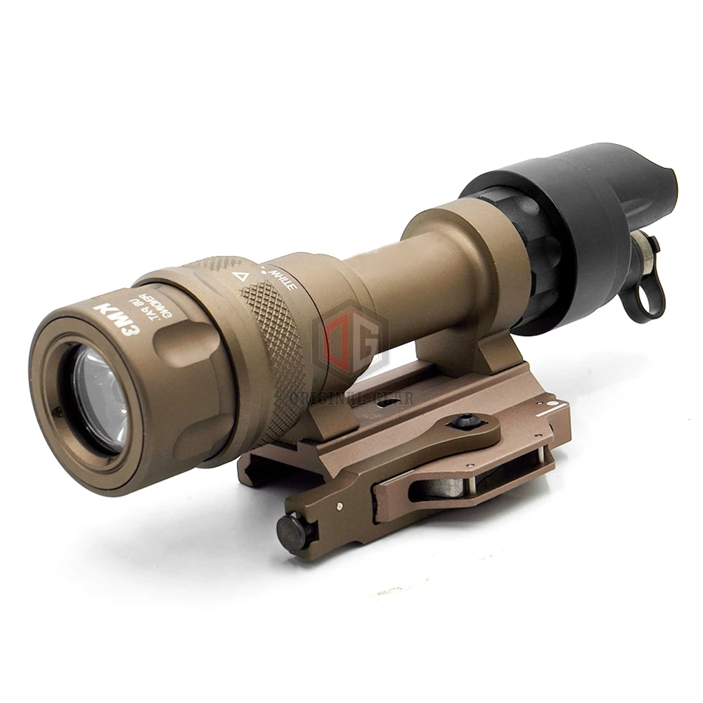 Luz de arma táctica M952V, luz de explorador IR, linterna LED blanca, salida infrarroja Dual de 500 lm, compatible con riel Picatinny de 20mm para caza - imagen 4