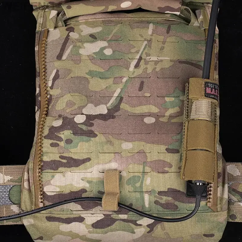 Cable táctico Molle recogido, bridas de cinta, organizador de sujeción recogido de alambre, pegatina mágica, cordón de chaleco, ataduras reutilizables - imagen 5