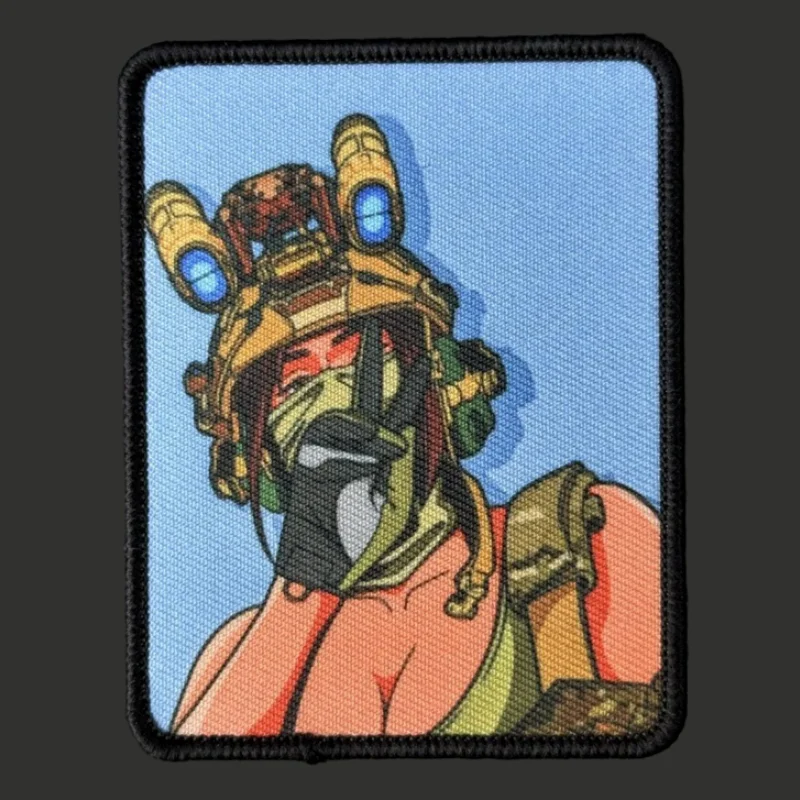 Parche de Chica de Anime, insignia de moral táctica, estampado militar, gancho y bucle, mochila, ropa, accesorios decorativos, pegatina, brazalete - imagen 2