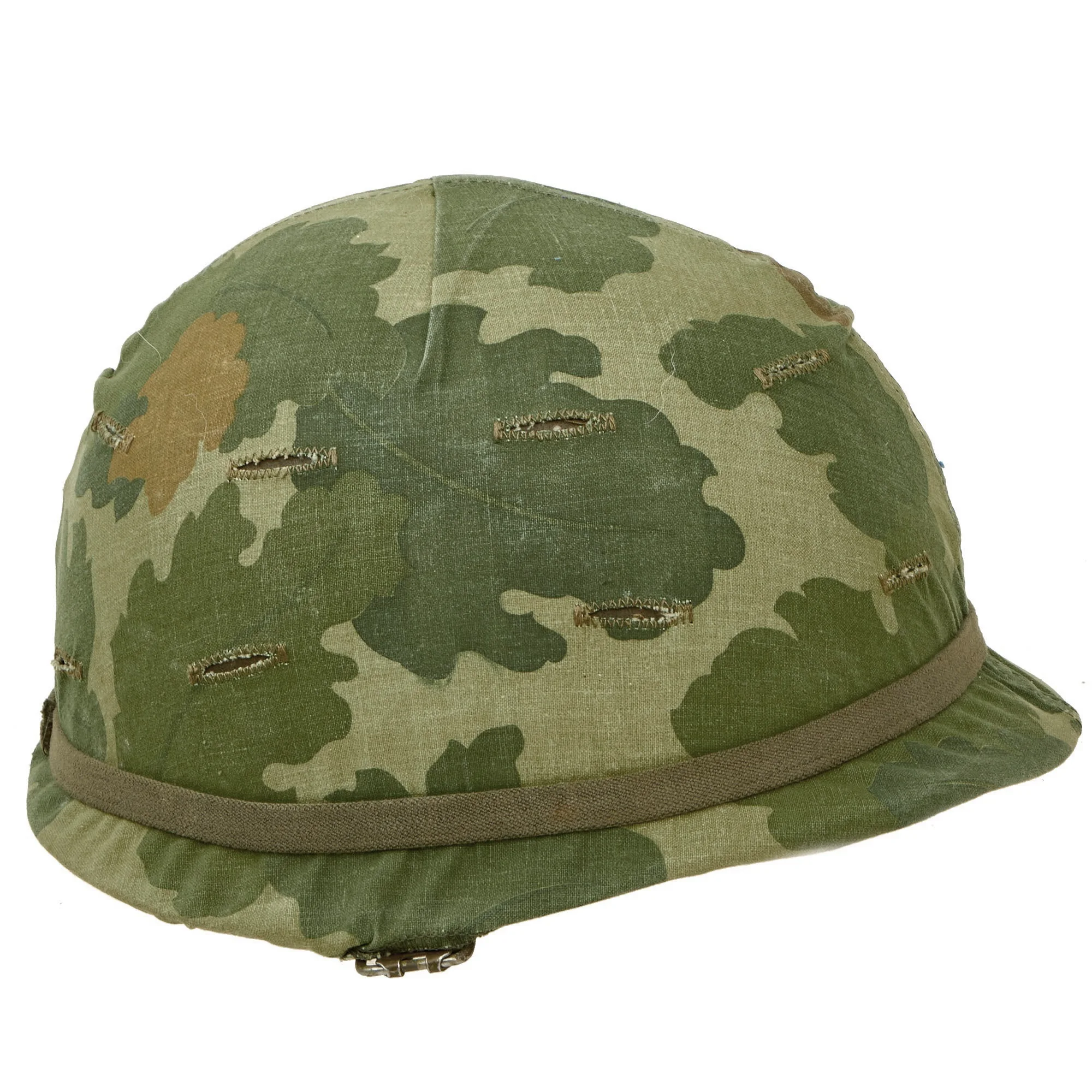Cubierta de casco de camuflaje de dos caras, réplica de operaciones de campo, WW2 US Mitchell Camo M1, guerra de Vietnam, WWII - imagen 3