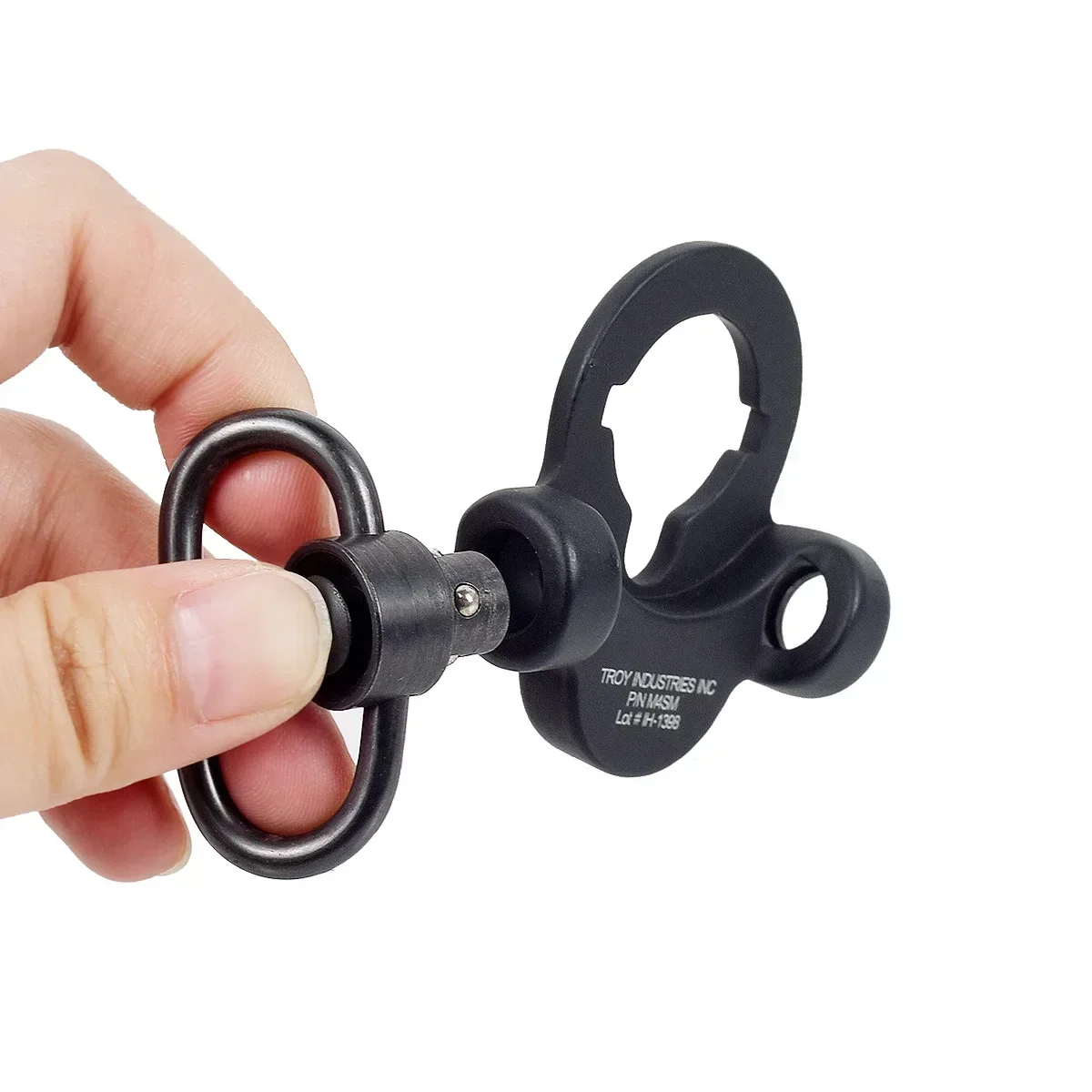 Hebilla de correa de Clip trasero táctica AEG GBB, placa final de doble cara, adaptador de botón de empuje de montaje de eslinga QD Flexible para Rifle Airsoft M4 M16 - imagen 5