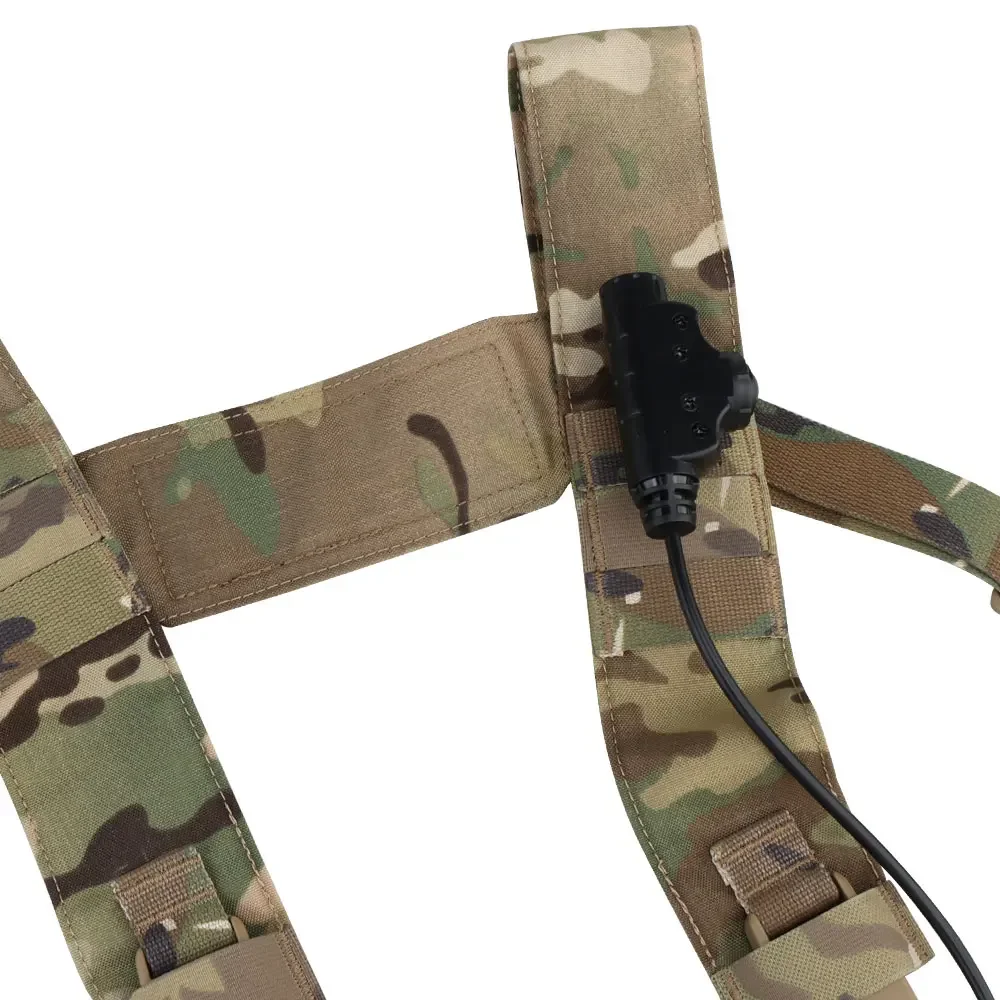 Plataforma de pecho táctica MK5, corte láser Molle SS MKV, placa de chasis de Micro lucha 5,56, bolsa Triple para revistas, chaleco, portador de placa - imagen 5