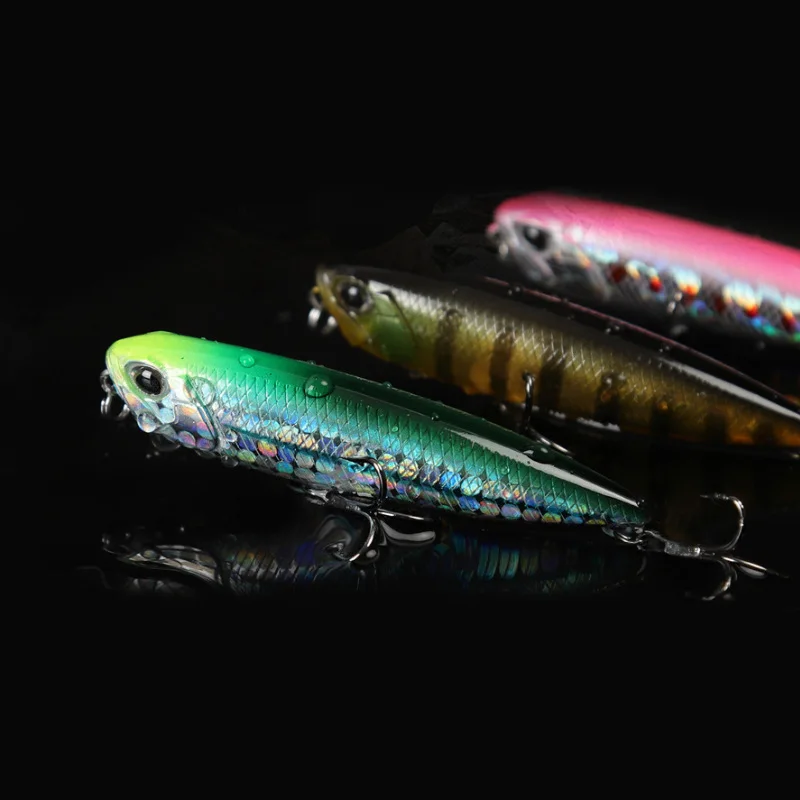 Señuelo de pesca Artificial, cebo de lubina, 10cm, 14,3g, lápiz, Wobbler, flotante, realispil100, Zigzag, aguas poco profundas, Jerkbait, Swimbait - imagen 3