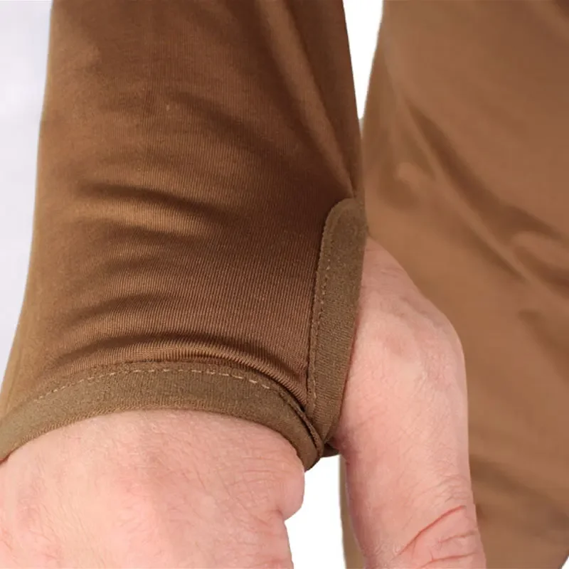 Emersongear versión con cremallera, ropa interior térmica transpirable y cálida para invierno, deportes de viaje, ciclismo al aire libre, senderismo, terciopelo de nailon CB - imagen 5