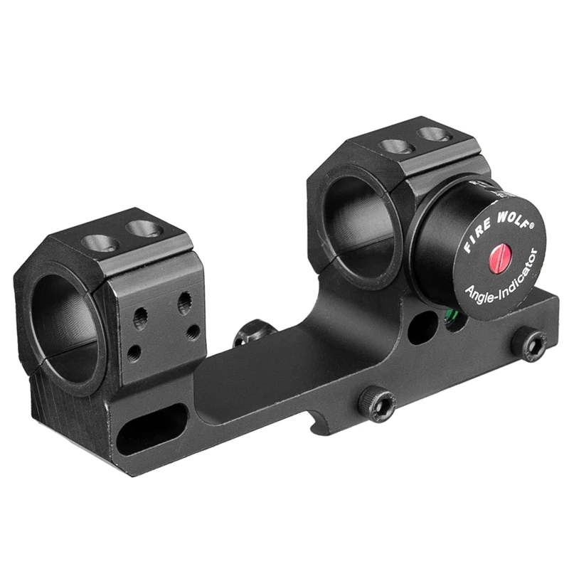FIRE WOLF-Soporte para mira telescópica de nivel de burbuja, soporte de caza, anillos indicadores de grado de 25,4/30/34/35mm, abrazadera de tubo de equilibrio - imagen 3