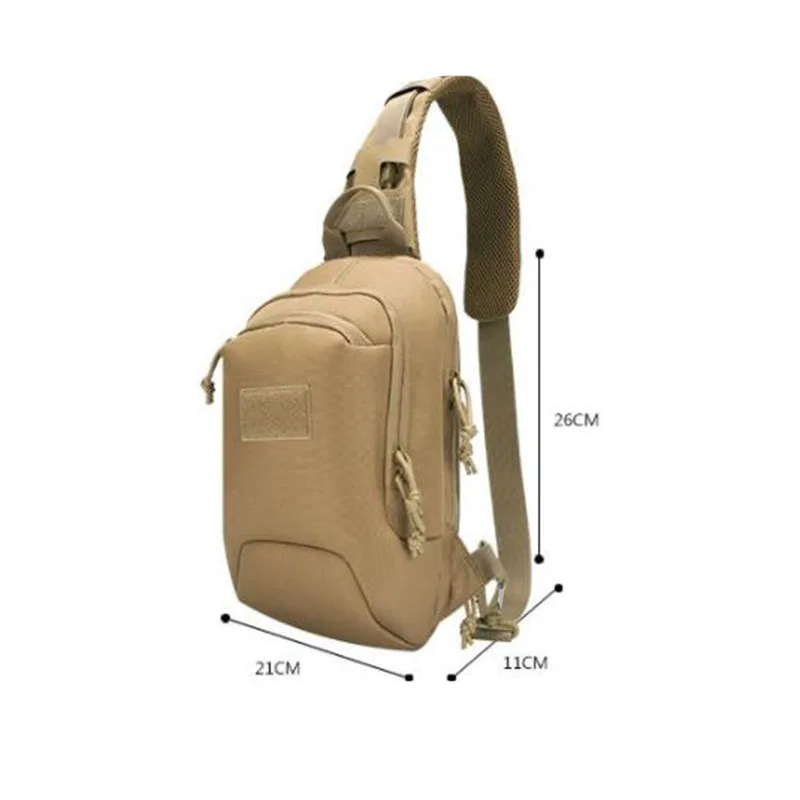 Mochila táctica de nailon para hombre, bolsa de pistola Molle, bolso de hombro militar, bolso cruzado militar para exteriores, senderismo y ciclismo - imagen 2