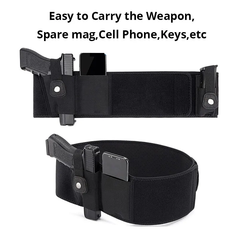 Funda táctica pistola oculta con soporte de revistas y MOLLE - imagen 2