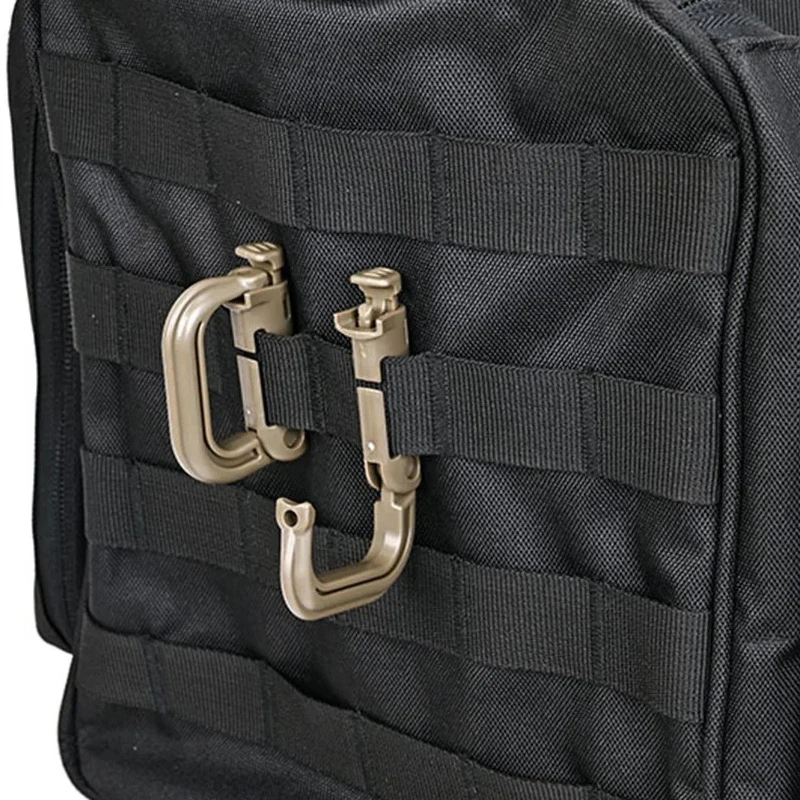 Hebilla en D de bloqueo táctico MOLLE para exteriores y bolsos - imagen 5