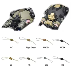 Kit retención NVG estilo KC para casco táctico con cuerda fija