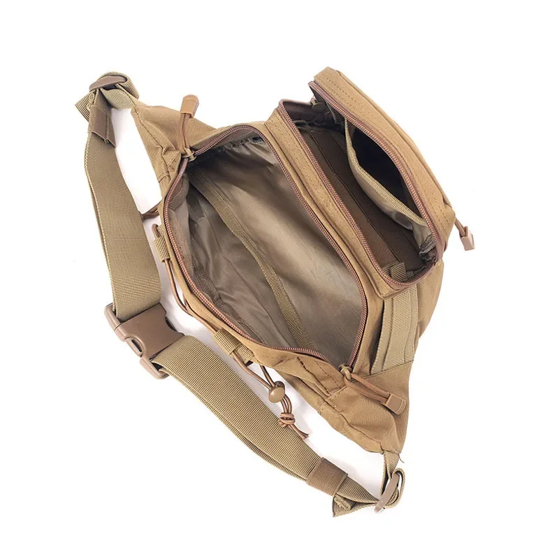 Riñonera táctica EDC, riñonera de nailon, bolsa de pecho para montar, cazar, escalar, acampar, CS, bolsa de herramientas de utilidad para ciclismo - imagen 2