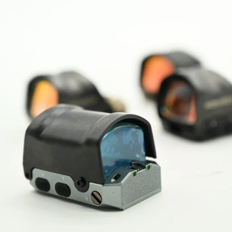 R2 holográfico 3 MOA reflejo óptico cerrado de Metal M1 mira de punto rojo adecuada para instalación de pistolas de aire de caza soporte Gl *ck - imagen 3