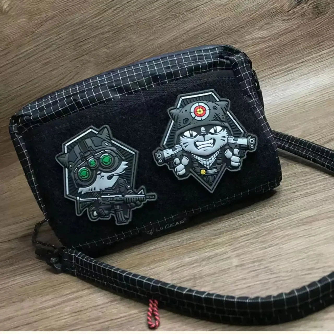 Parche de gato táctico alemán, insignia de moral de PVC, brazalete de dibujos animados, parches de gancho y bucle para pegatina de ropa - imagen 5