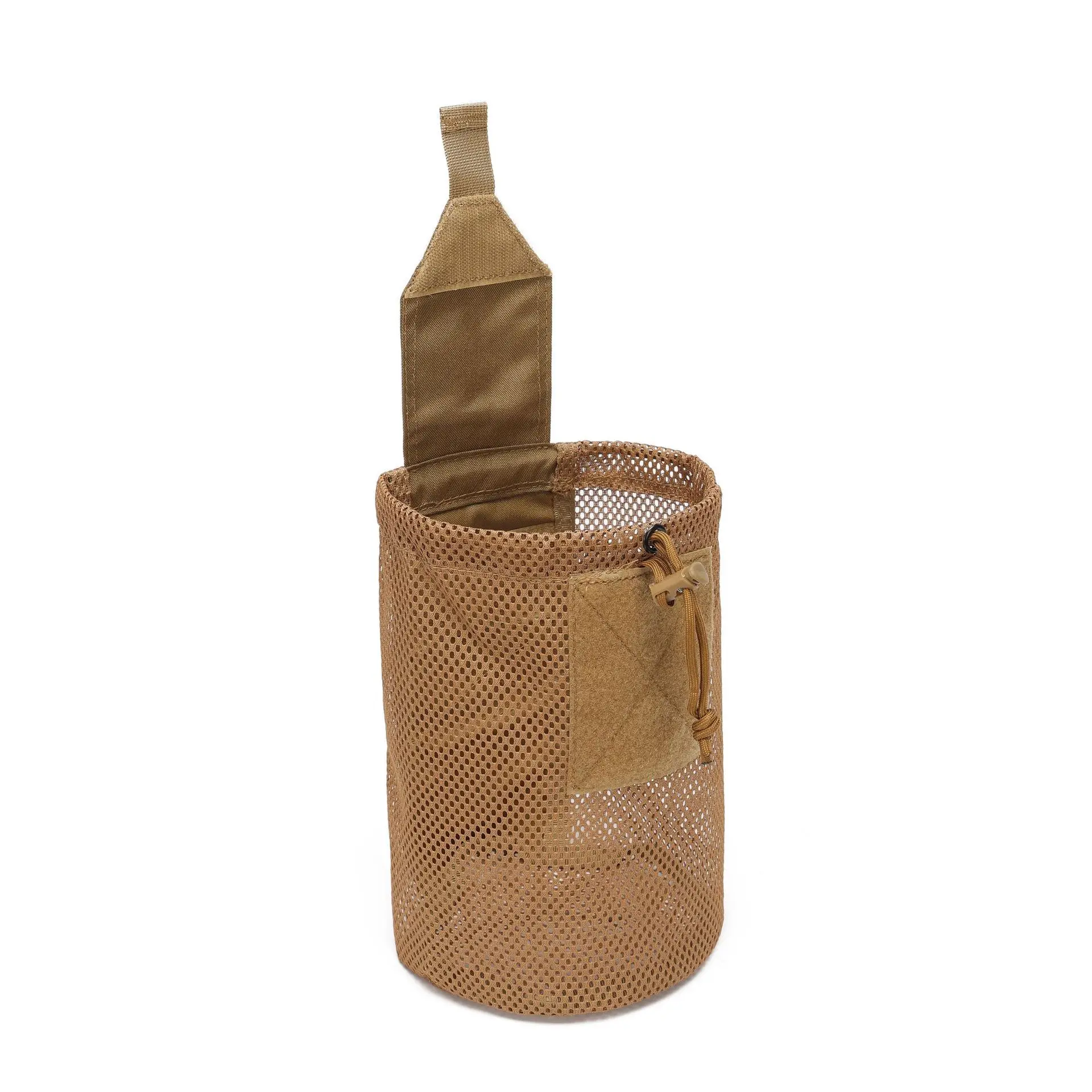 Bolsa táctica MOLLE de malla plegable ligera con cordón EDC - imagen 2
