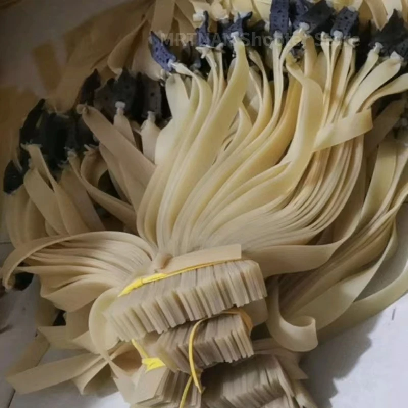 5 pezzi di elastico per fionda da caccia potente elastico piatto 2 mm addensare alta elasticità accessori per tiro alla catapulta all'aperto - imagen 5