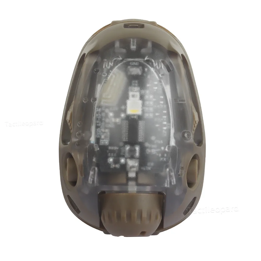 Luz de señal para casco táctico, luz estroboscópica roja/verde/azul/blanca/ir, luz de cabeza para caza, Airsoft, pesca, linterna LED auxiliar, equipo - imagen 5