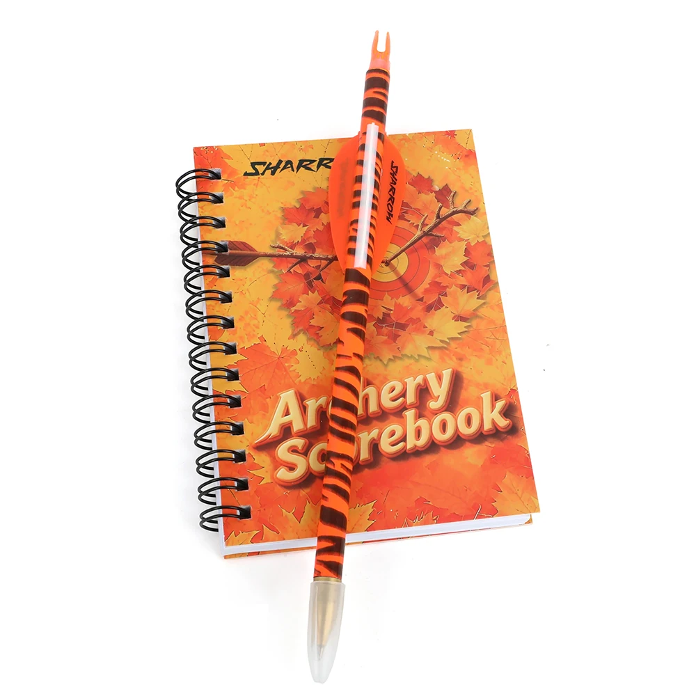 Libro de puntuación de objetivo de 50 papel, libro de puntuación de tiro con arco para regalo de arquero, bolígrafo de escritura negro, marca de entrenamiento, práctica de tiro, registro de puntuación - imagen 5