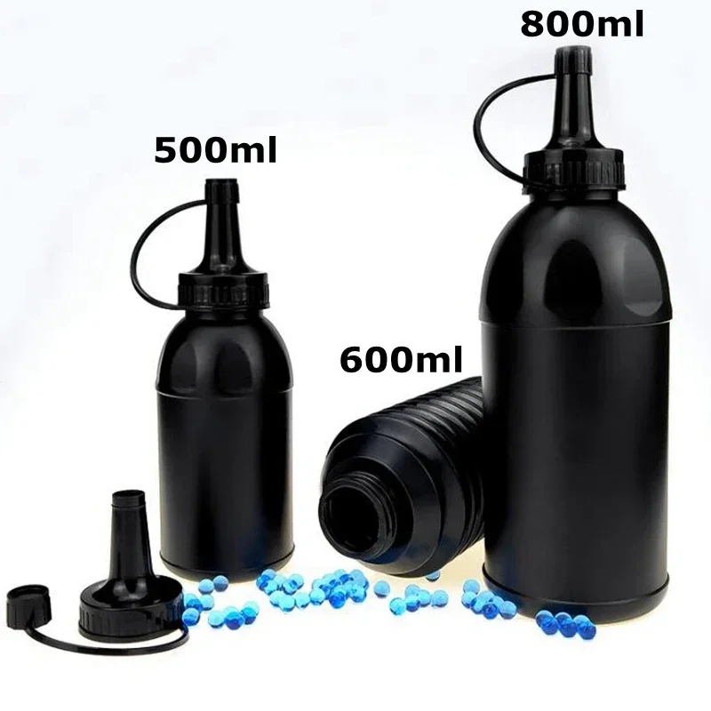 Botella de almacenamiento de cuentas de agua, Gel plegable retráctil, 400ml/500ml/800ML, accesorio para caza y Paintball - imagen 2
