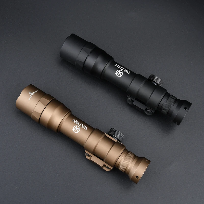 WADSN-linterna táctica M600 M600DF de alta potencia, 1400 lúmenes, luz exploradora de alto Lumen, lámpara de caza Airsoft apta para riel Picatinny de 20mm - imagen 4