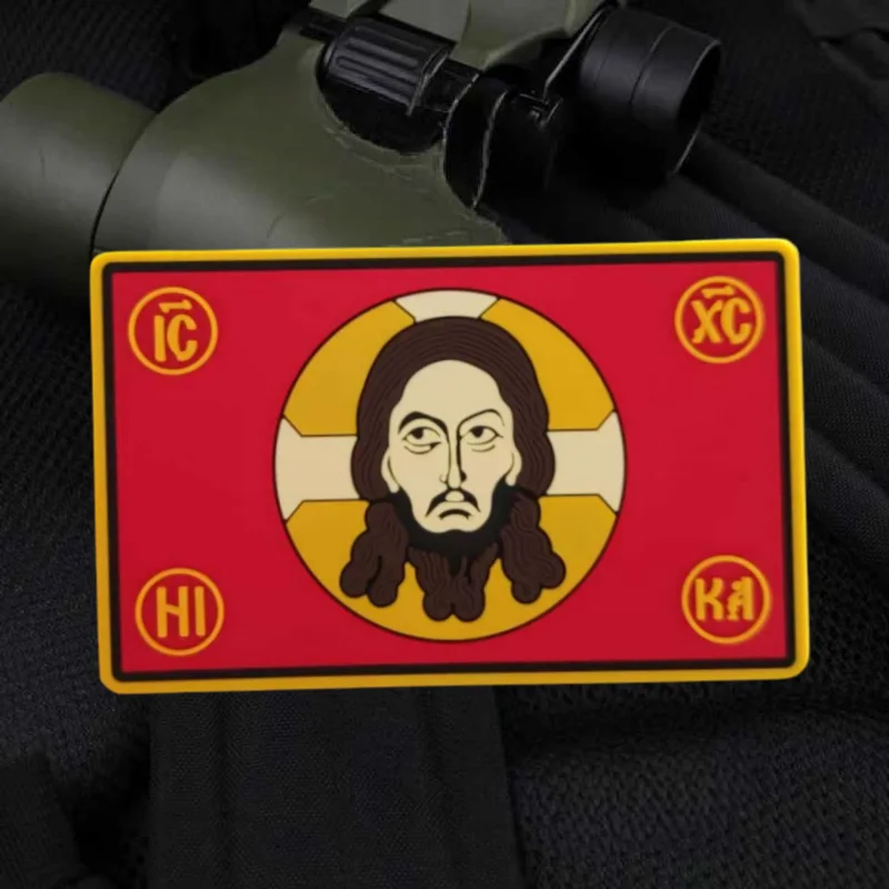 Parche de goma suave de PVC 3D para padre Jesús, ángel guardián, gancho y bucle, insignia de moral, mochila, parches adhesivos decorativos para ropa - imagen 4