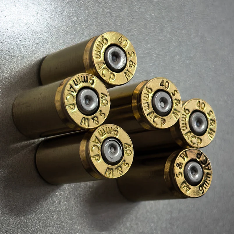 Pegatina creativa personalizada para refrigerador de fuego con parte inferior de latón CNC, regalo Cultural, manualidades, juguetes EDC