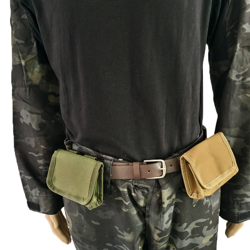 Soporte táctico de recarga de 10 tiros redondos, bolsa Molle de calibre 12, bolsa para revistas de 20G, soporte para cartuchos redondos de munición, equipo de caza - imagen 3