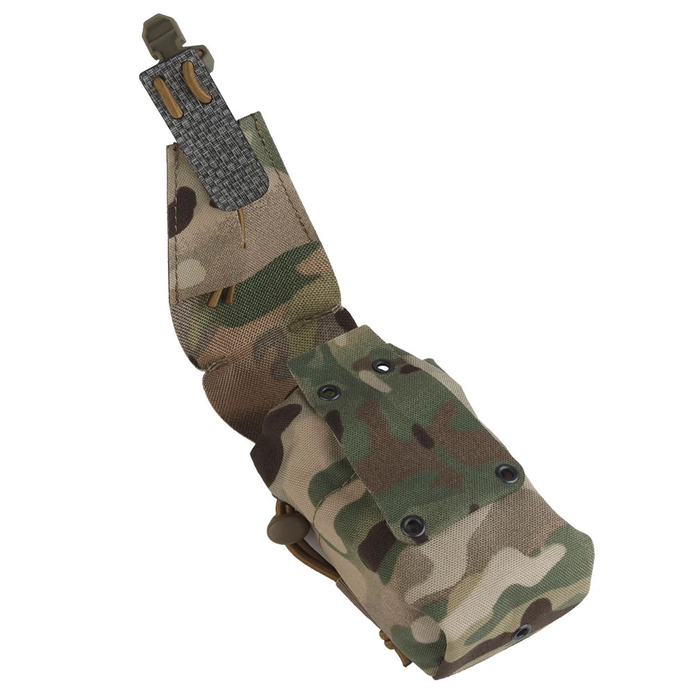Brazalete táctico de bolsillo estilo Ferro multifunción para caza al aire libre, soporte de Radio, bolsa para revistas Airsoft, cinturón MOLLE ajustable - imagen 5