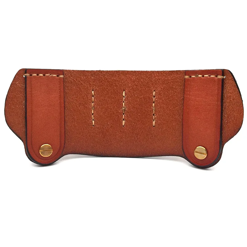 Funda de cuero de vaca Real para Rifle de caza, 6 rondas, 12GA, carcasa para escopeta, soporte para munición, bolsa de transporte - imagen 3